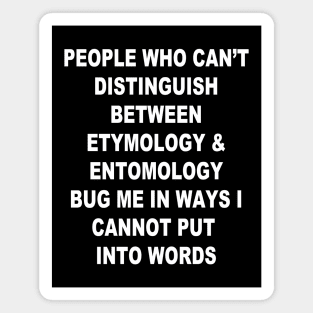 Funny Quote Etymology Magnet